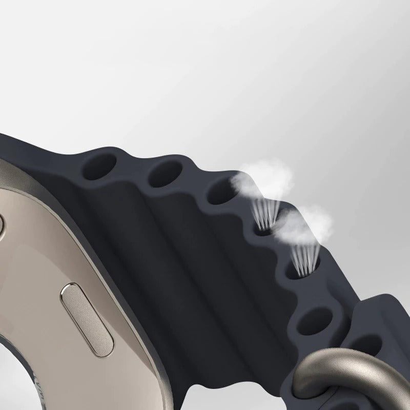 Unique Ocean Ripple Replacement Bands for Apple Watches