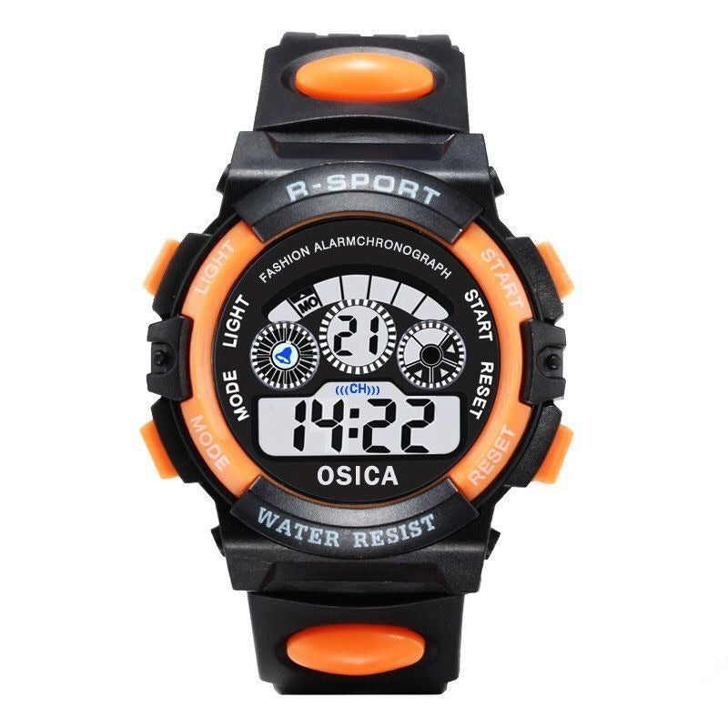 Kids Luminous Digital LED Display Waterproof Fashion Watches