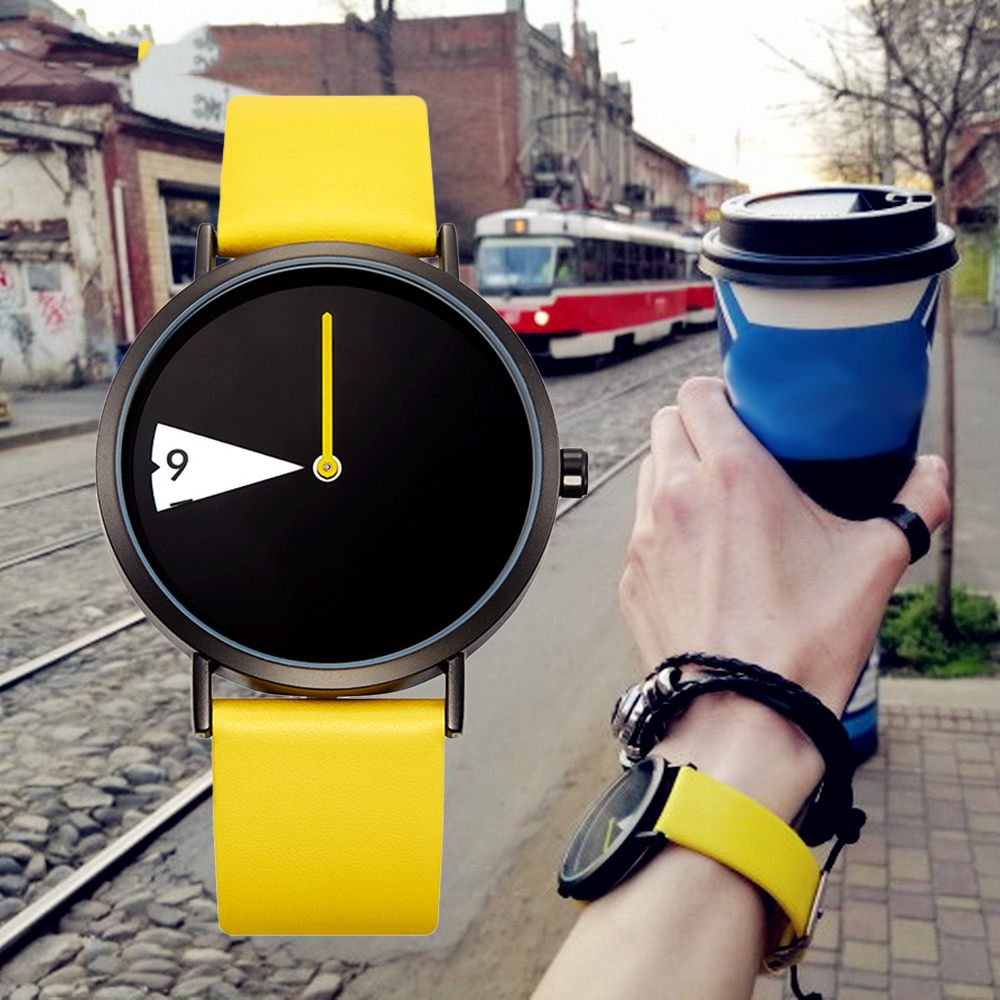 Quartz Watches - Casual Style Quartz Watch With Waterproof Leather Band