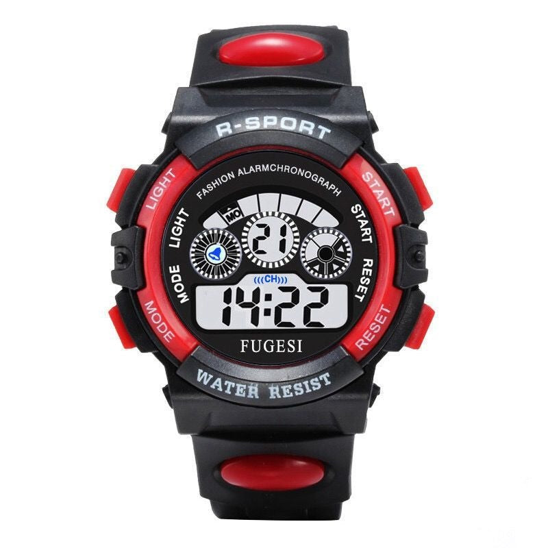 Kids Luminous Digital LED Display Waterproof Fashion Watches