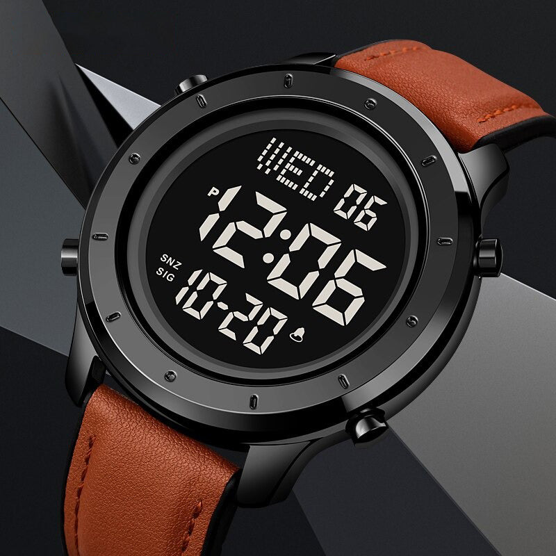 Luxurious Waterproof Sports Digital Wristwatch Collection