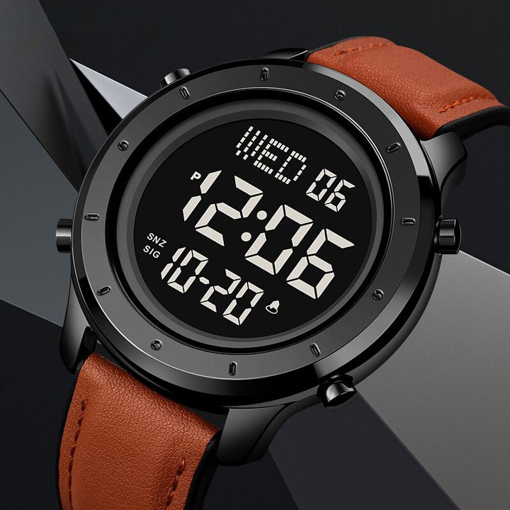 Luxurious Waterproof Sports Digital Wristwatch Collection