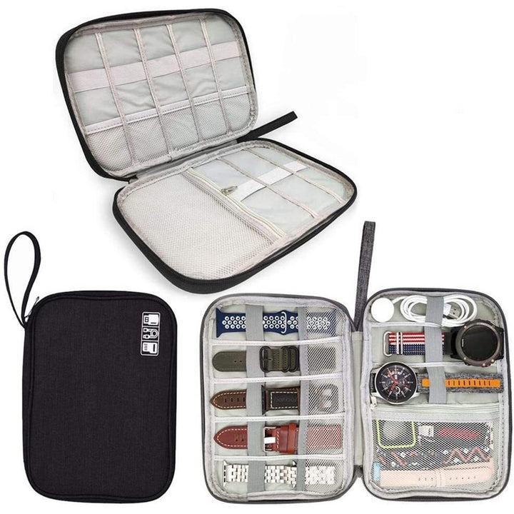 Portable Smart Watch Band Storage and Travel Organizer Pouch