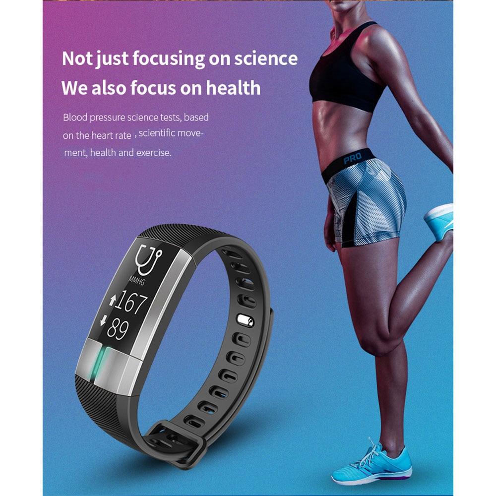 ECG Monitor Bracelet Blood Pressure Fitness Activity Tracker