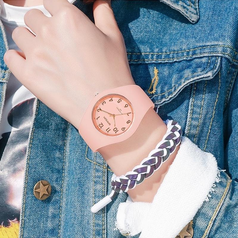 UPDATE PRODUCT TYPE - Minimalist Ultra-thin Silicone Band Quartz Watches