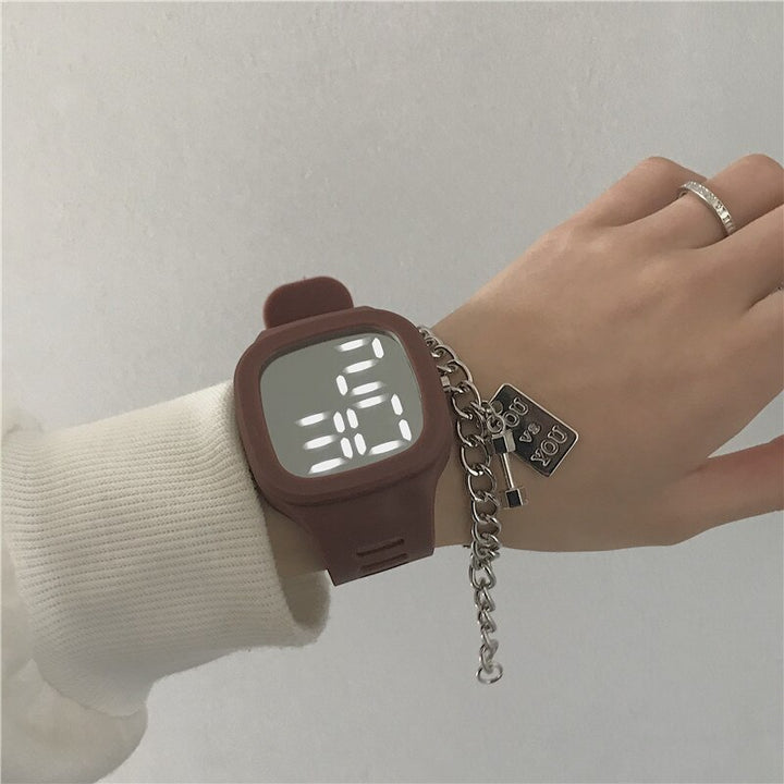 Minimalist Large Square LED Digital Dial Display
