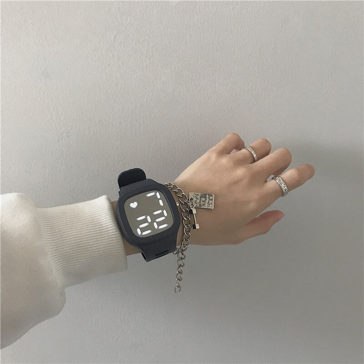 Minimalist Large Square LED Digital Dial Display