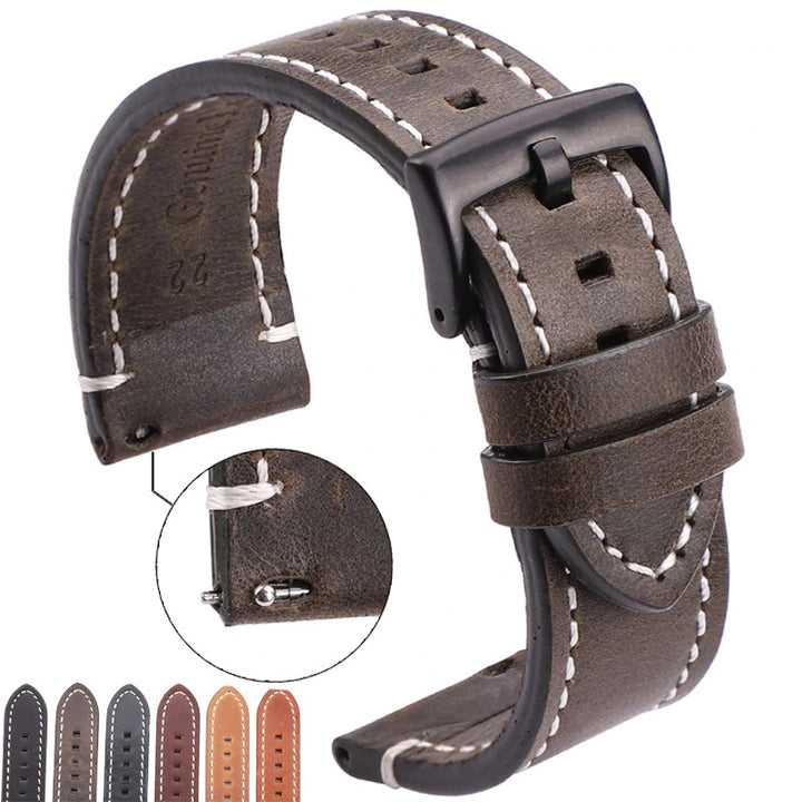 Vintage Genuine Leather Replacement Watchbands