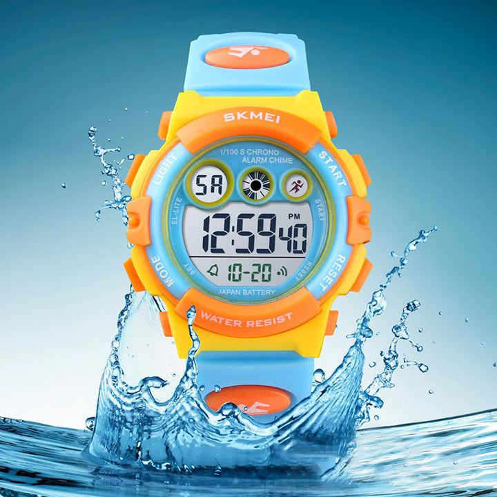 Watch - Colorful Digital Display Watch With LED Backlight For Kids