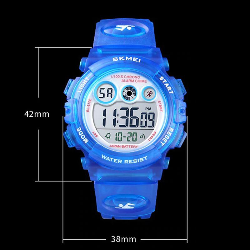 Watch - Colorful Digital Display Watch With LED Backlight For Kids
