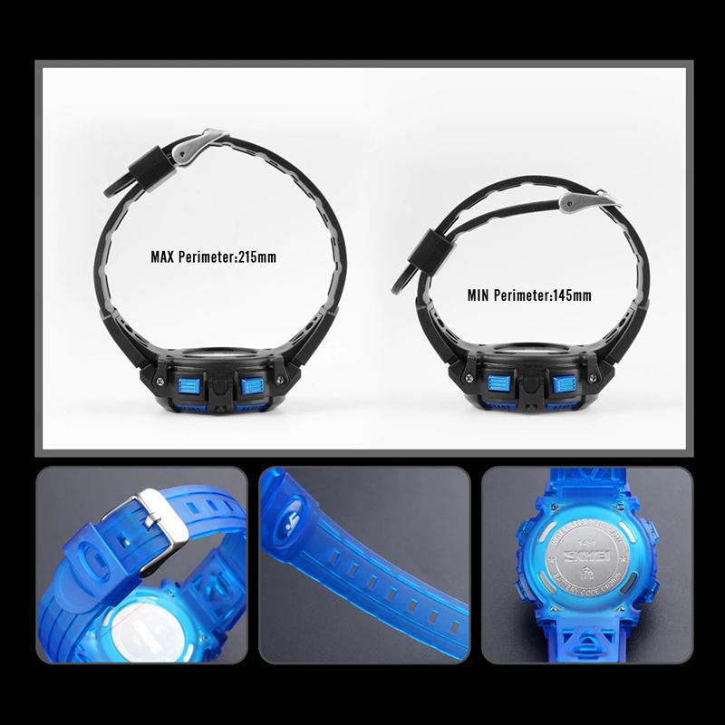 Watch - Colorful Digital Display Watch With LED Backlight For Kids