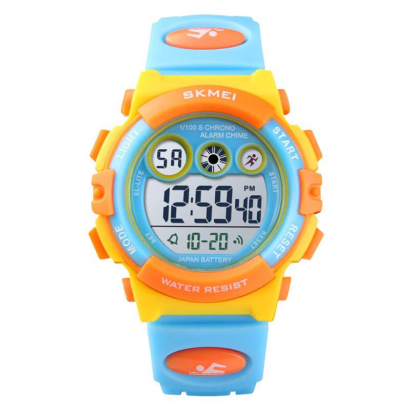 Watch - Colorful Digital Display Watch With LED Backlight For Kids