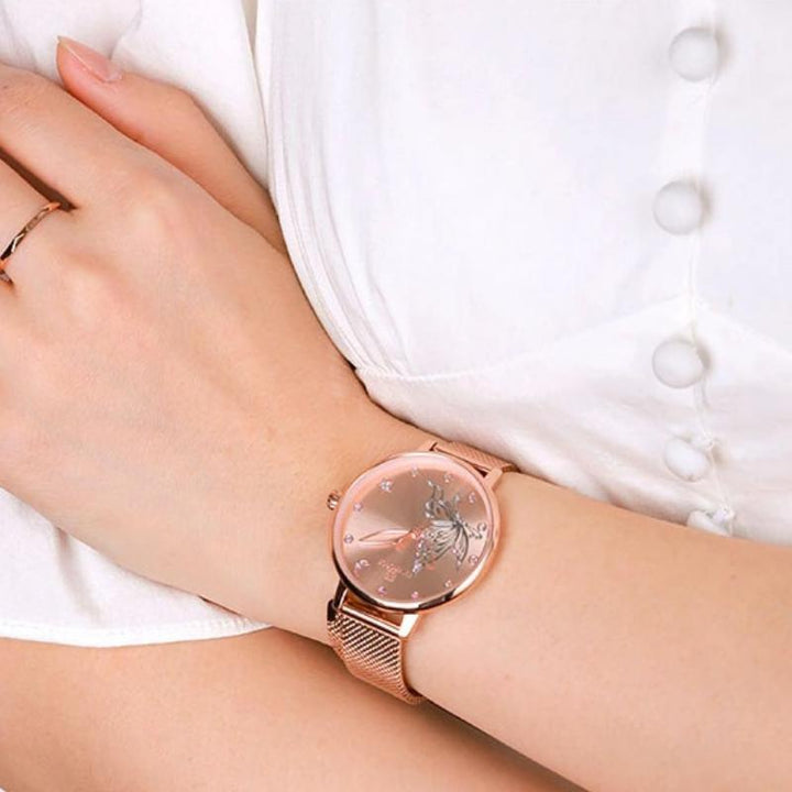 Watch - Colorful Flying Butterfly Dial Quartz Watch
