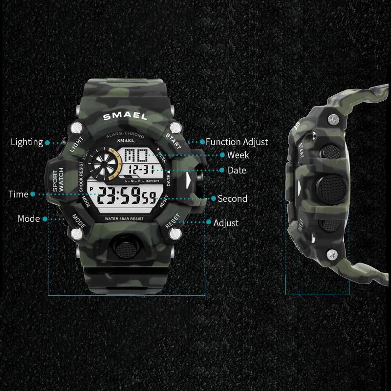 Watch - Cool Sporty Waterproof LED Display Watch