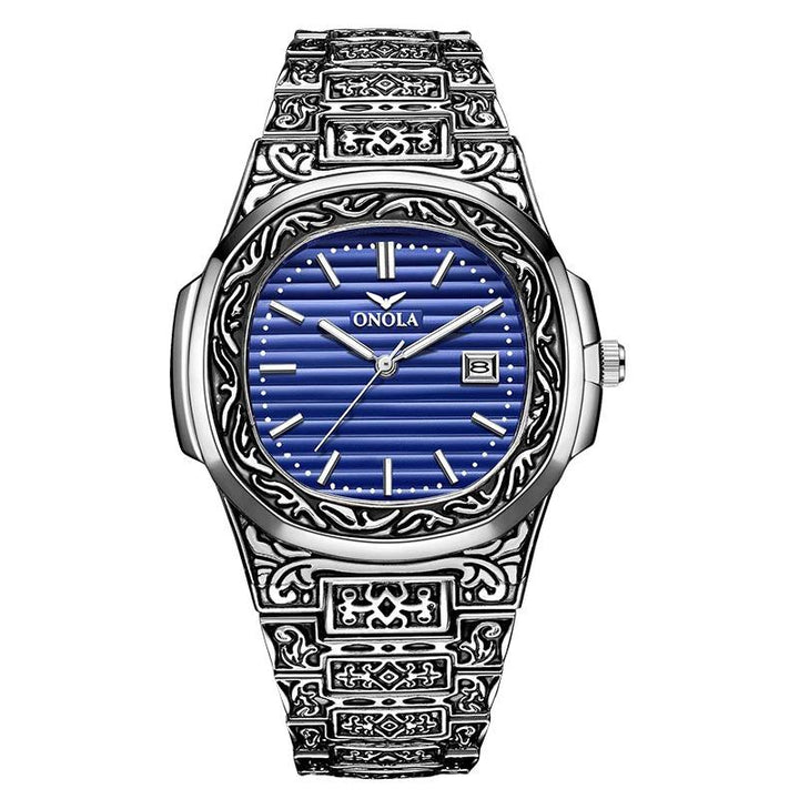 Watch - Deluxe Vintage Carved Quartz Watch