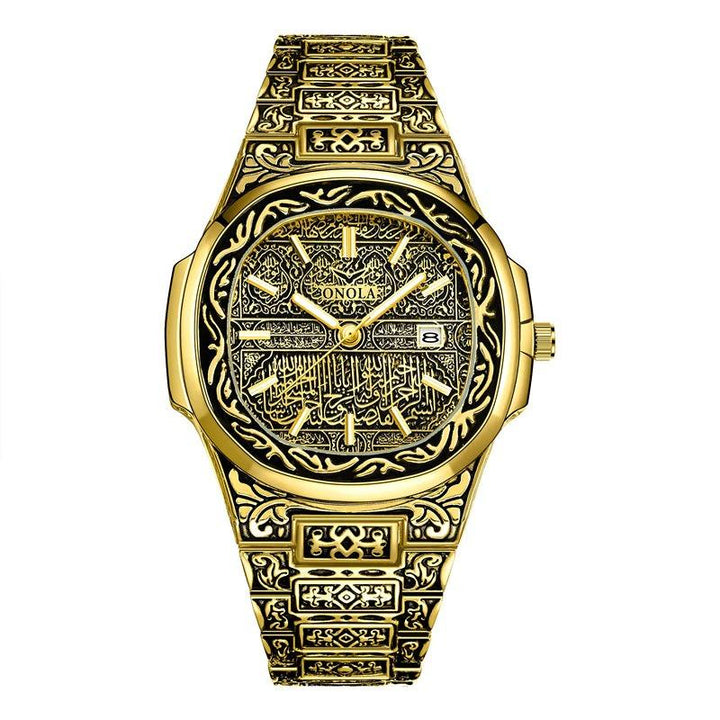 Watch - Deluxe Vintage Carved Quartz Watch
