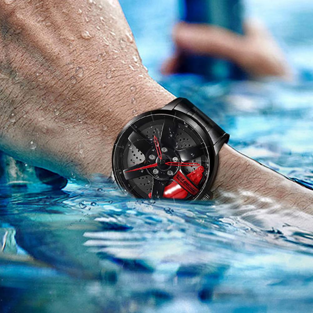 Watch - Fashion Trend Sports Car Wheel Rim Quartz Watch