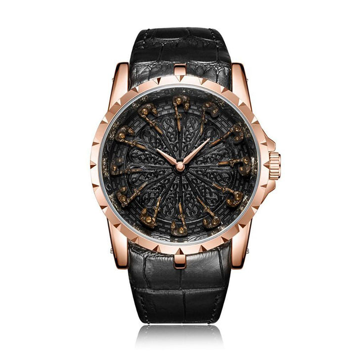 Watch - High-class Quartz Watch With Twelve Knights Guard Time