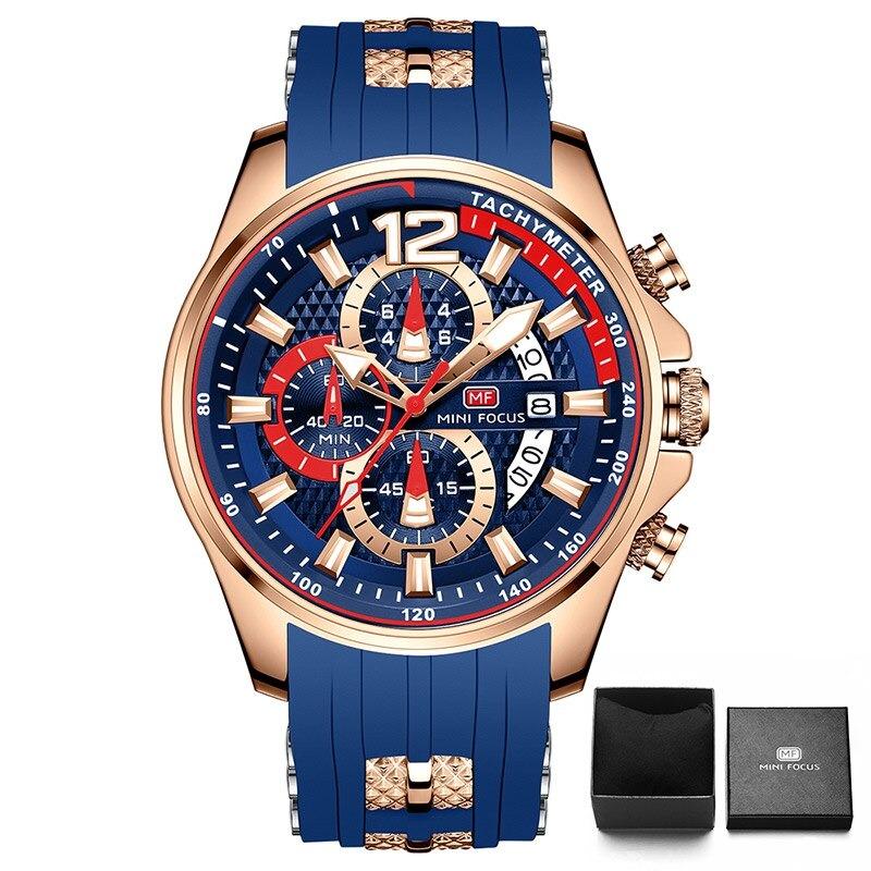 Watch - Luminous And Colorful Multi-Dial Chronograph Quartz Watch