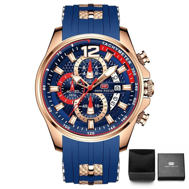 Watch - Luminous And Colorful Multi-Dial Chronograph Quartz Watch