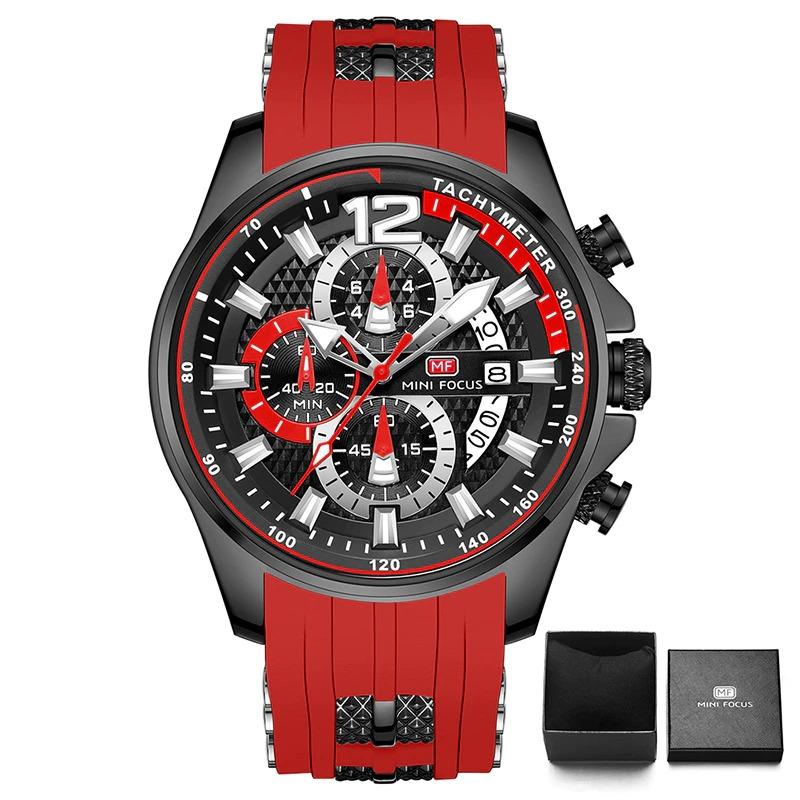 Watch - Luminous And Colorful Multi-Dial Chronograph Quartz Watch