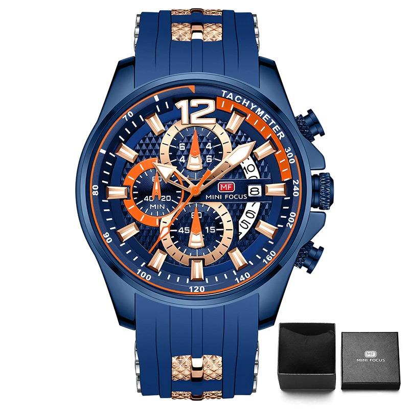 Watch - Luminous And Colorful Multi-Dial Chronograph Quartz Watch