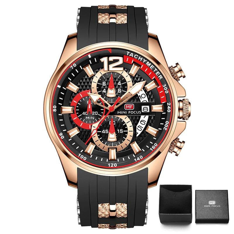 Watch - Luminous And Colorful Multi-Dial Chronograph Quartz Watch
