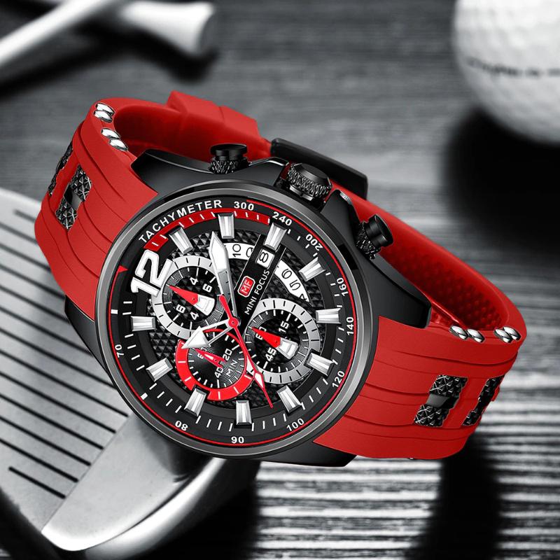 Watch - Luminous And Colorful Multi-Dial Chronograph Quartz Watch
