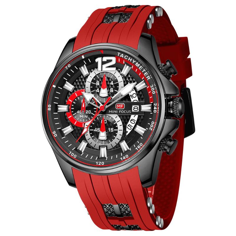 Watch - Luminous And Colorful Multi-Dial Chronograph Quartz Watch