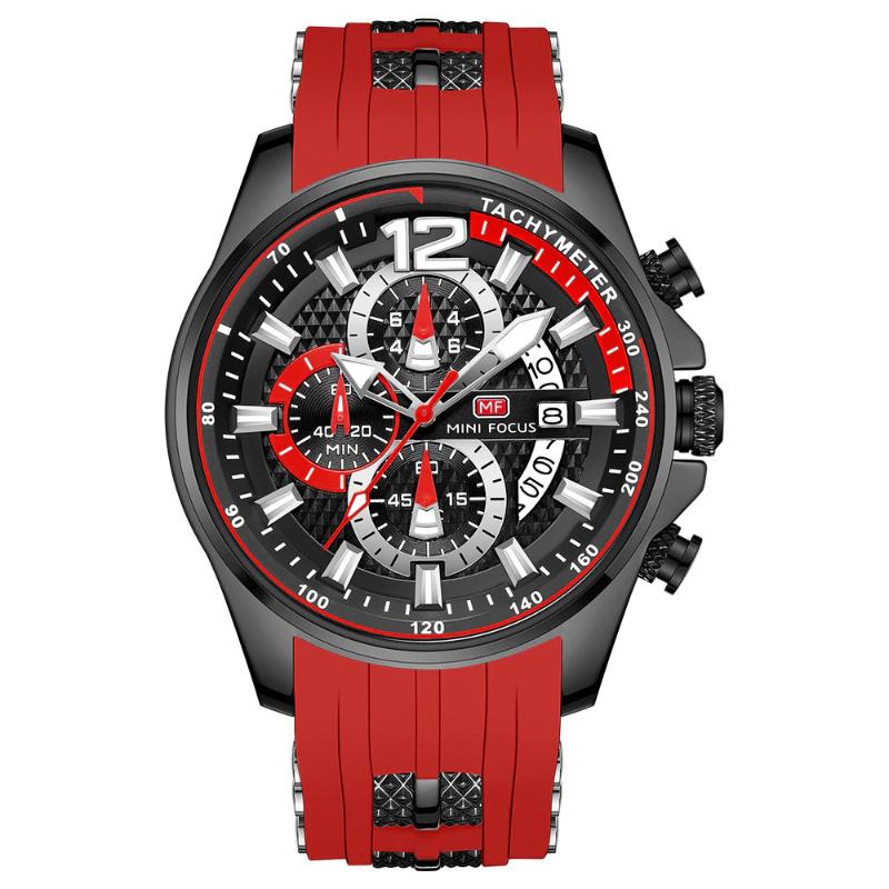 Watch - Luminous And Colorful Multi-Dial Chronograph Quartz Watch