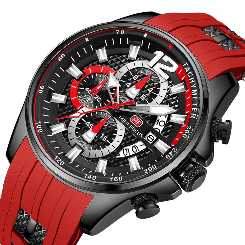 Watch - Luminous And Colorful Multi-Dial Chronograph Quartz Watch