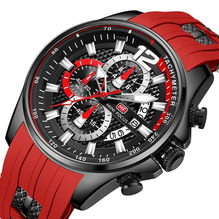 Watch - Luminous And Colorful Multi-Dial Chronograph Quartz Watch