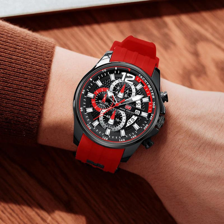 Watch - Luminous And Colorful Multi-Dial Chronograph Quartz Watch