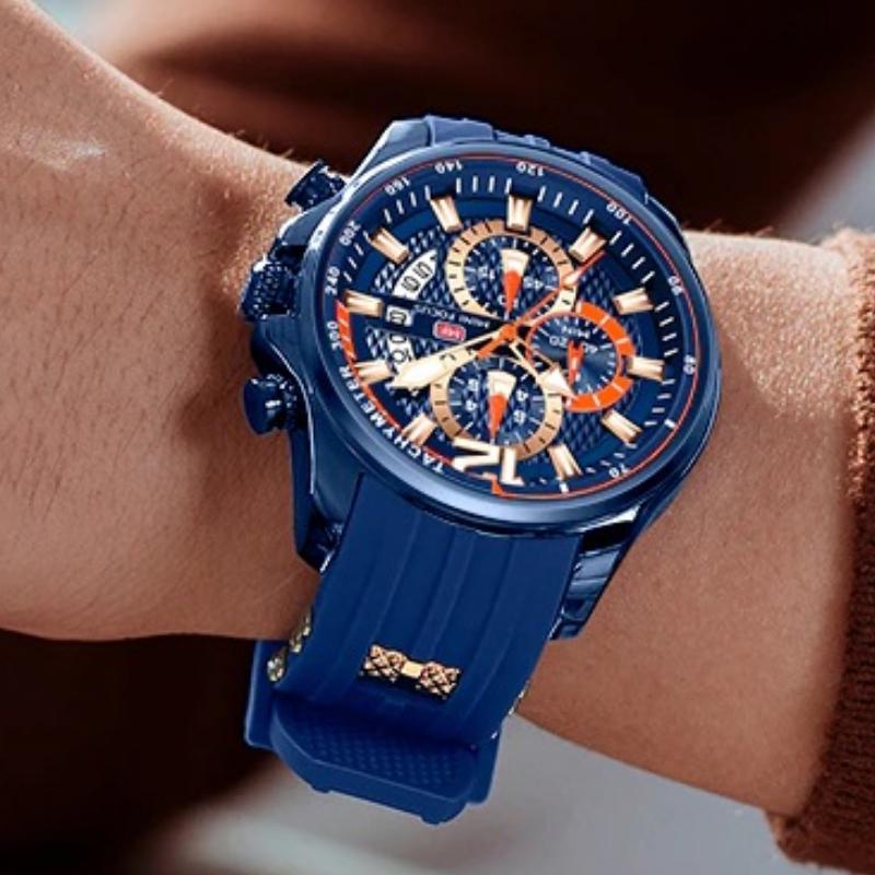 Watch - Luminous And Colorful Multi-Dial Chronograph Quartz Watch