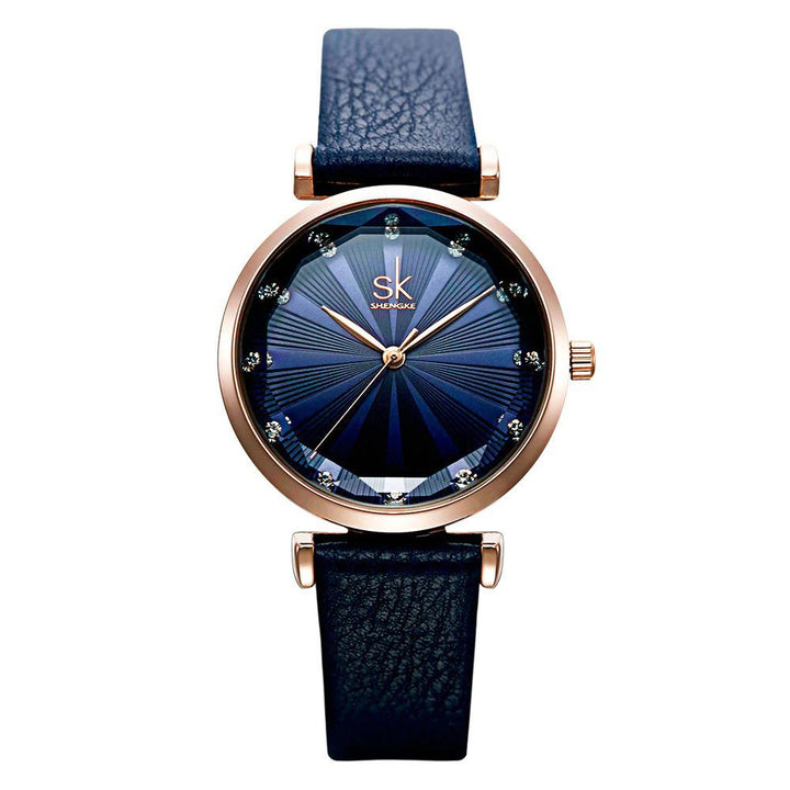 Watch - Luxurious Rhinestone With Chic Band Quartz Watch