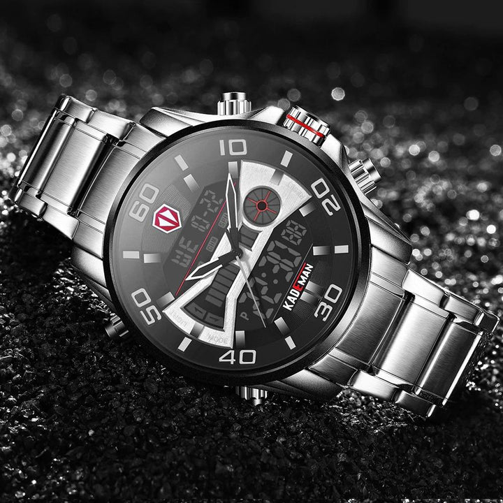 Watch - Military Sports Quartz Watch With LED Display