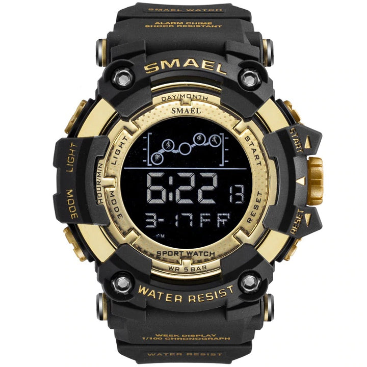 Military Style Water Resistant Digital Watch