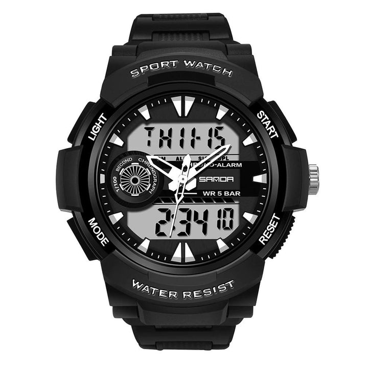 Watch - Multipurpose Digital Dual Time Display Chronograph Watch