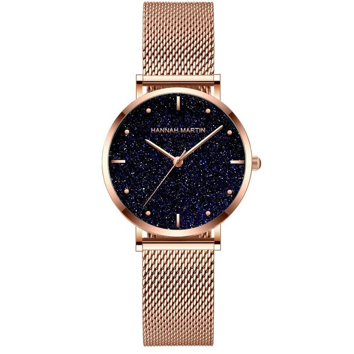 Watch - Ultra Thin Casual Stainless Steel Mesh Band Quartz Wristwatch