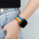 Colorful Scrunchie Replacement Strap for Apple Watches