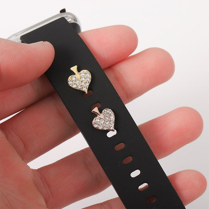Multi-Style Rhinestone Encrusted Smart Watch Band Charms Collection