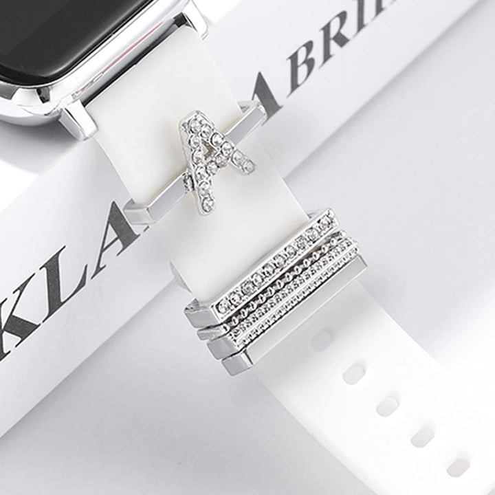 Personalized A-Z Initial Letter Smart Watch Band Charms