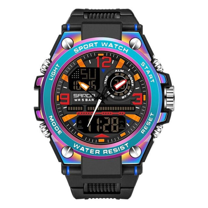 Watches - Cool Sporty Multicolor Electronic Chronograph Digital Watches