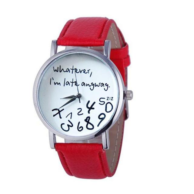 Watches - I Am Late Anyway Wrist Watch