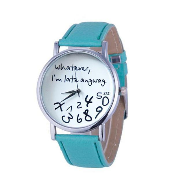 Watches - I Am Late Anyway Wrist Watch