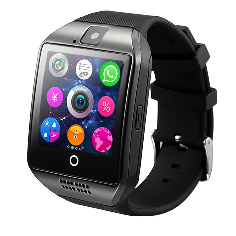 Watches - Q18 Smart Watch With Touch Screen & Camera Support