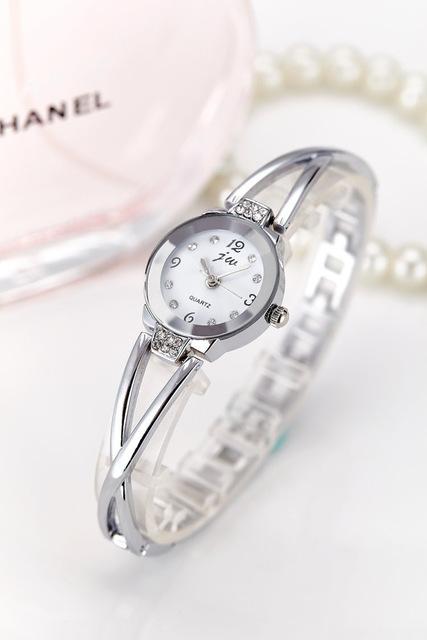 Watches - Rhinestone Bracelet Strap Watch