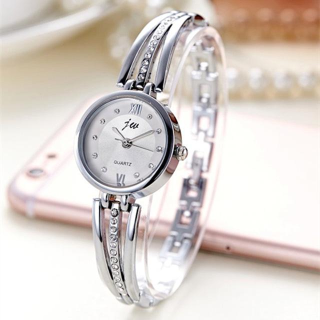 Watches - Rhinestone Bracelet Strap Watch