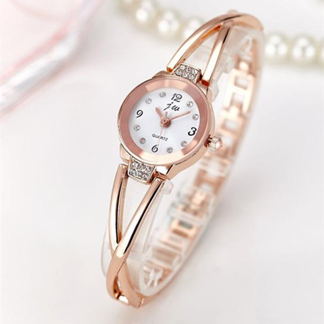 Watches - Rhinestone Bracelet Strap Watch