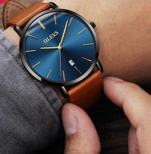 Watches - The Sleek™ Waterproof Genuine Leather Strap Wristwatch